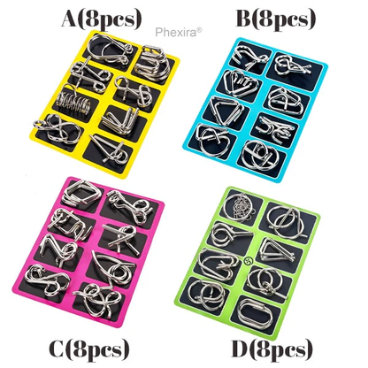 Phexira® 3D Metal Challenge Puzzle Toy