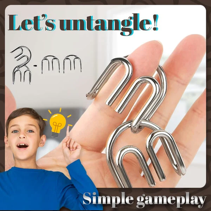 Phexira® 3D Metal Challenge Puzzle Toy