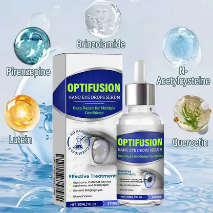 GFOUK® OptiFusion Nano Eye Drops Serum 🇨🇦🩺 Doctor Recommended (for Presbyopia, Cataracts, Glaucoma, Dry Eyes)